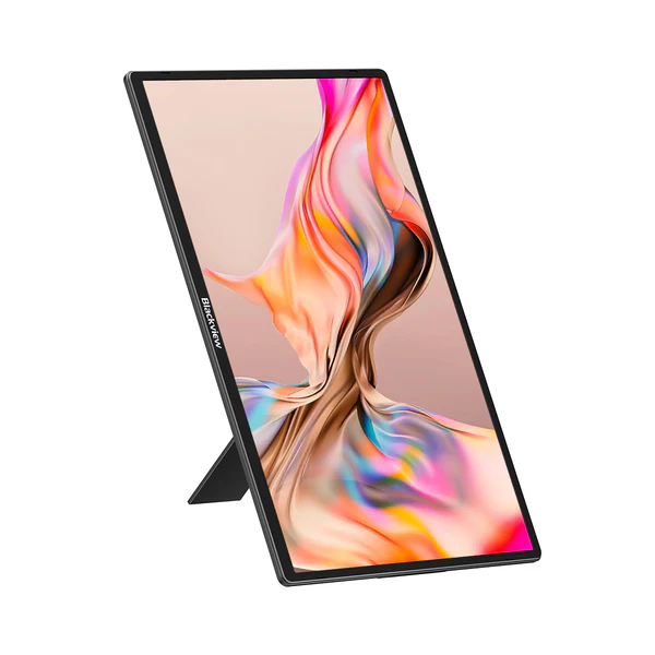 Blackview Table 9 Hordozható Monitor, Fekete - 16" IPS 1920x1200 16:10 Monitor laptophoz és PC-hez, USB-C Full Featured és Mini HDMI képernyőbővítés, 60Hz 300 nites kijelző beépített hangszóróval [5]