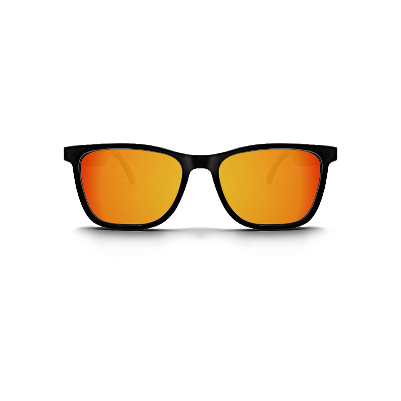Ochelari de soare smart iSEN GS05, Lentile transparente + lentile portocalii polarizate, Unisex, Rama magnetica, Microfon si difuzor incorporat, Muzica si apeluri Bluetooth, Asistare vocala [3]