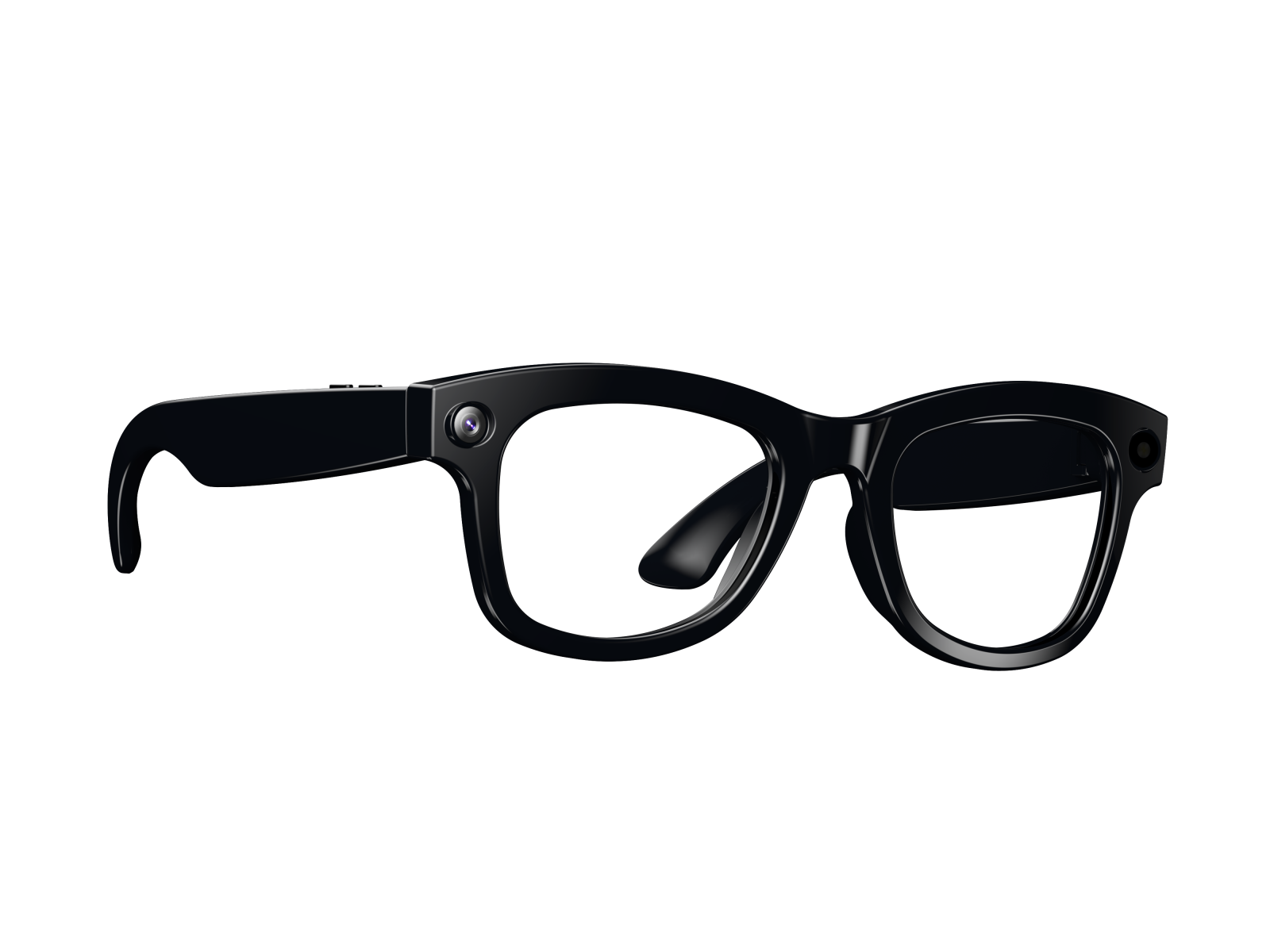 Ochelari Inteligenti iSEN M01 Pro, Lentile Transparente, Rama Neagra, Traducere AI, Camera AI 8MP, 48g, 8.6H Utilizare, Reducere Zgomot (ENC), Control Tactil, Bluetooth 5.4, Incarcare Rapida 1.5H [4]