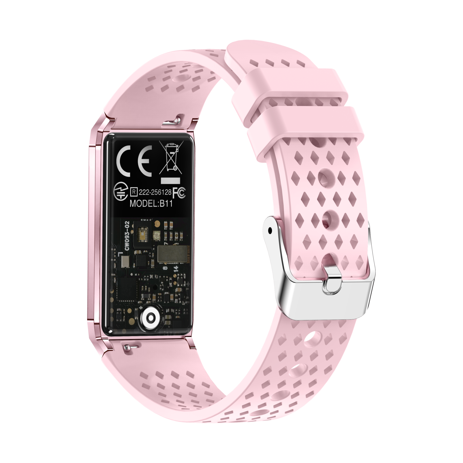 Smartwatch iSEN B11, Roz, 0.96" OLED, Bluetooth 5.3, Monitor Ritm Cardiac, SpO2, HRV, Monitorizare Somn, IPX8 [2]