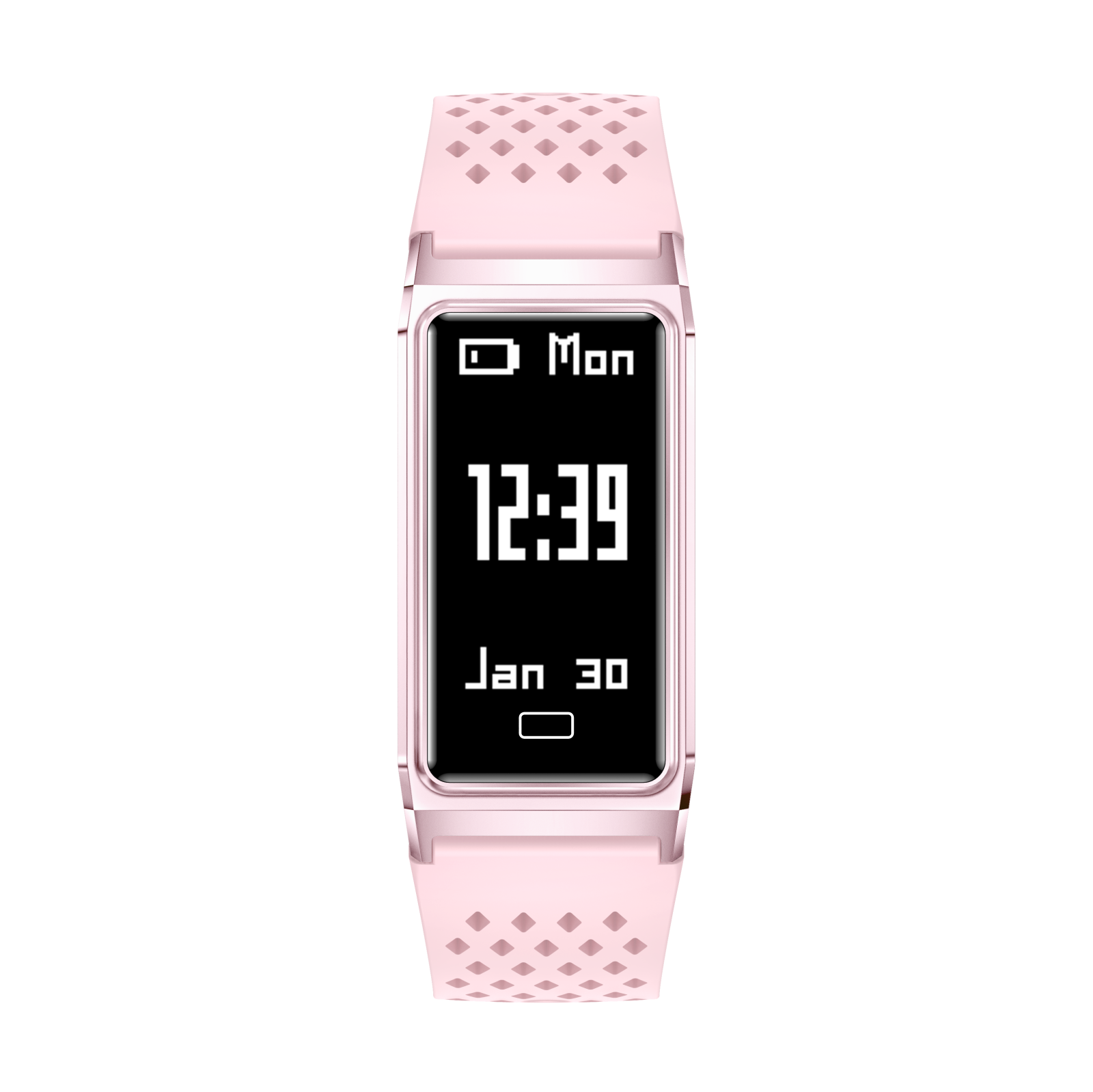 Smartwatch iSEN B11, Roz, 0.96" OLED, Bluetooth 5.3, Monitor Ritm Cardiac, SpO2, HRV, Monitorizare Somn, IPX8 [1]