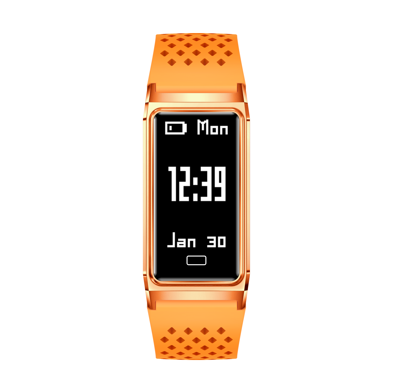 Smartwatch iSEN B11, Portocaliu, 0.96" OLED, Bluetooth 5.3, Monitor Ritm Cardiac, SpO2, HRV, Monitorizare Somn, IPX8 [1]