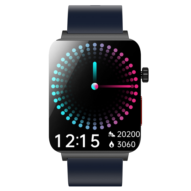 Smartwatch iSEN KS03 PRO Albastru, 1.96" Touchscreen Color, Monitorizare Glucoza, HRV, ECG, Functii Sanatate, Bluetooth Call, Compatibil iOS & Android [2]