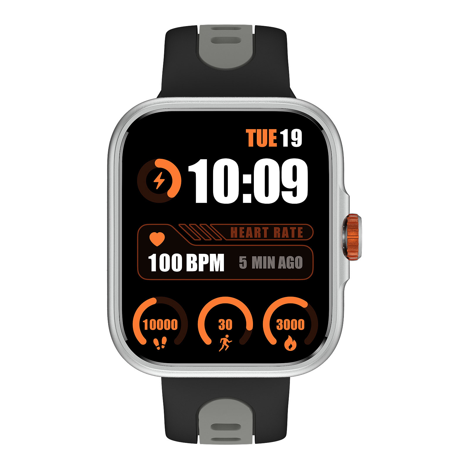Smartwatch iSEN S216 GPS Argintiu, 1.78" Amoled, HRV, ECG, Functii Sanatate, Bluetooth Call, Alexa, Compatibil iOS & Android [3]
