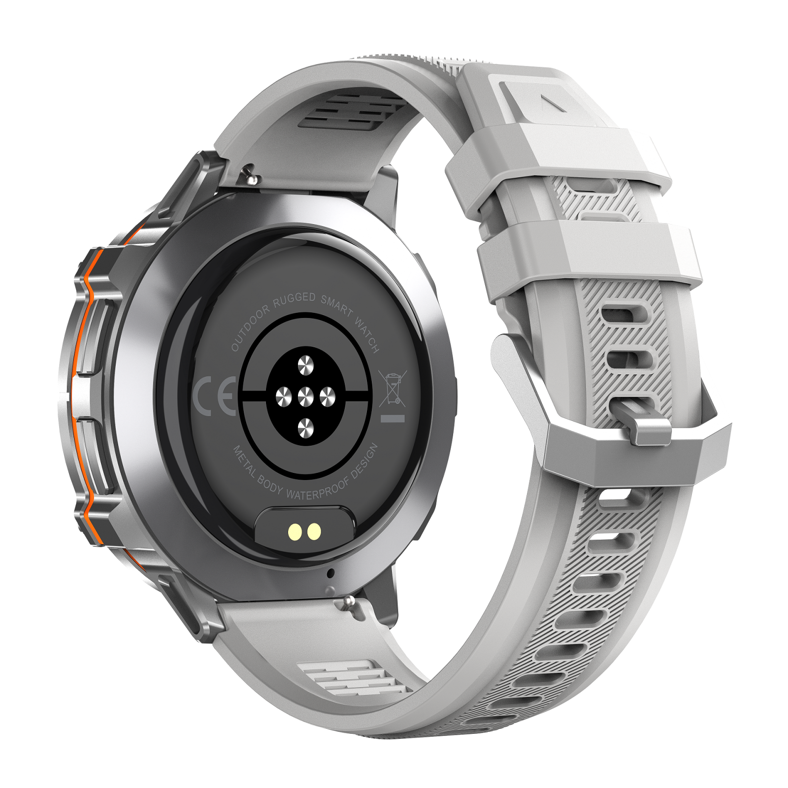 Smartwatch iSEN X3, Gri, 1.73" AMOLED HD, Apeluri Bluetooth, GPT, AI Watch Face, Puls, 150+ Moduri Sport, GoMore, 1 ATM, Baterie 1000mAh, Autonomie Standby 100 Zile [9]