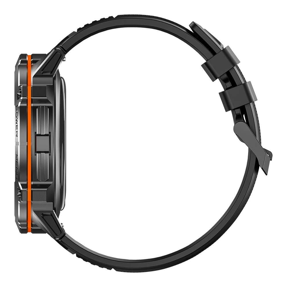 iSEN X3 Okosóra, Fekete, 1.73" AMOLED HD, Bluetooth Hívások, GPT, AI Számlap, Pulzus, 150+ Sportmód, GoMore, 1 ATM, 1000mAh Akkumulátor, 100 Napos Készenlét [3]