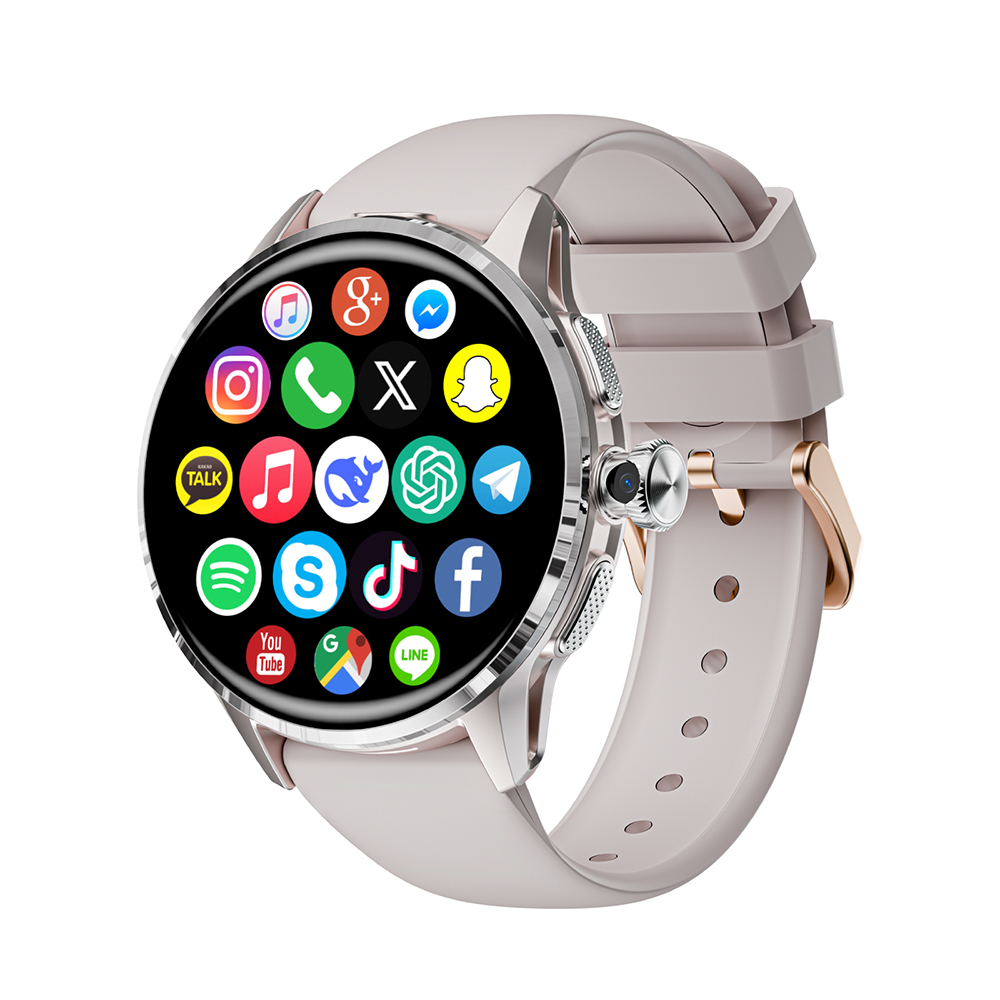 Lokmat Appllp 3 Okosóra, Ezüst, 4G LTE, Hívás, Nano SIM, 1.6" AMOLED kijelző, 3GB RAM + 32GB, Forgatható 2MP kamera, GPS, NFC, Pulzusmérés [1]