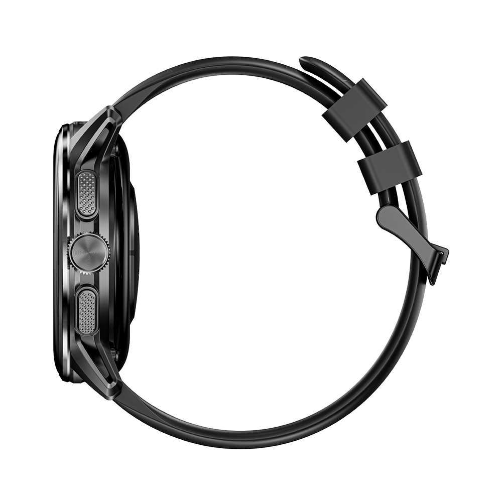 Lokmat Appllp 3 Okosóra, Fekete, 4G LTE, Hívás, Nano SIM, 1.6" AMOLED kijelző, 3GB RAM + 32GB, Forgatható 2MP kamera, GPS, NFC, Pulzusmérés [5]