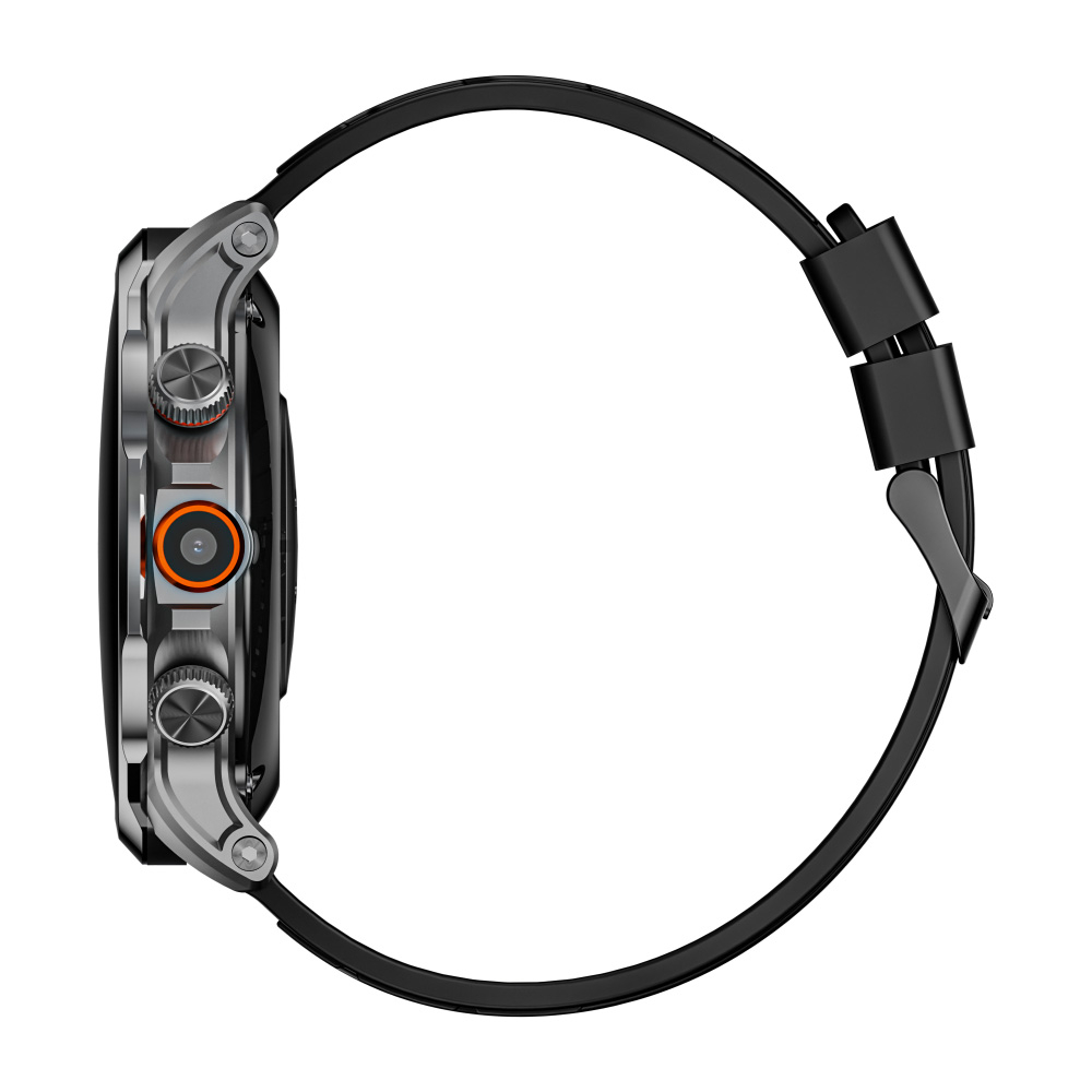 Lokmat Appllp 8 Pro Okosóra, Fekete , 4G LTE, Hívás, Nano SIM, 1.85" TFT kijelző, 2GB RAM + 32GB, 2MP kamera (5MP interpolált), GPS, NFC, Pulzusmérés [8]
