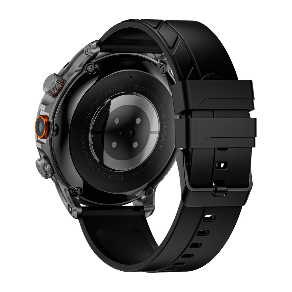 Lokmat Appllp 8 Pro Okosóra, Fekete , 4G LTE, Hívás, Nano SIM, 1.85" TFT kijelző, 2GB RAM + 32GB, 2MP kamera (5MP interpolált), GPS, NFC, Pulzusmérés [6]