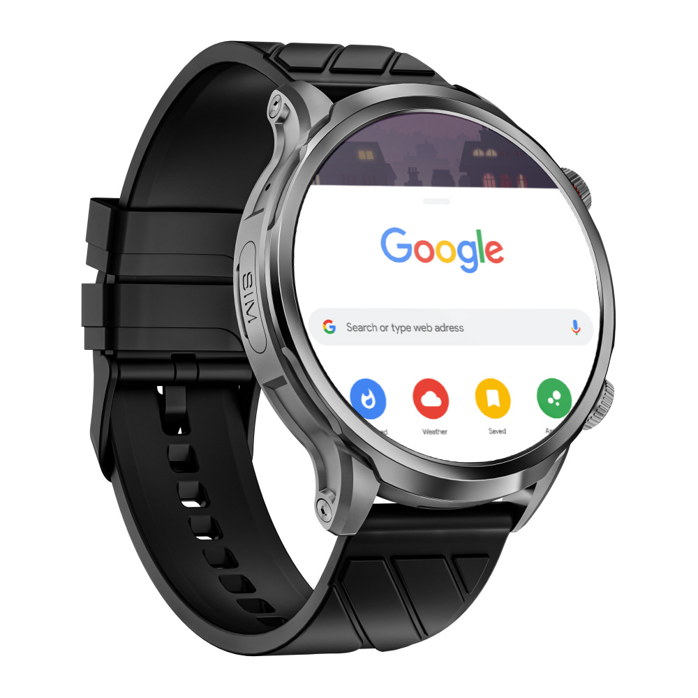 Lokmat Appllp 8 Pro Okosóra, Fekete , 4G LTE, Hívás, Nano SIM, 1.85" TFT kijelző, 2GB RAM + 32GB, 2MP kamera (5MP interpolált), GPS, NFC, Pulzusmérés [4]