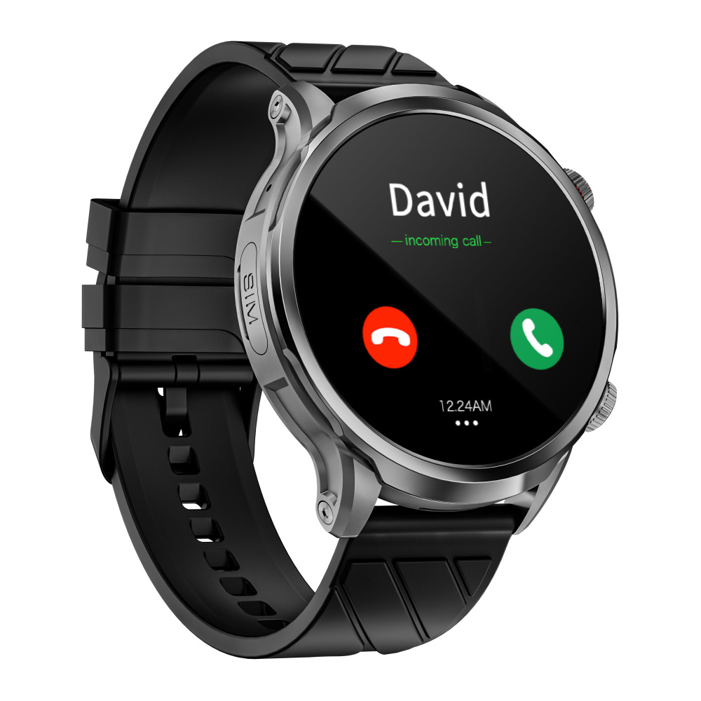 Lokmat Appllp 8 Pro Okosóra, Fekete , 4G LTE, Hívás, Nano SIM, 1.85" TFT kijelző, 2GB RAM + 32GB, 2MP kamera (5MP interpolált), GPS, NFC, Pulzusmérés [5]
