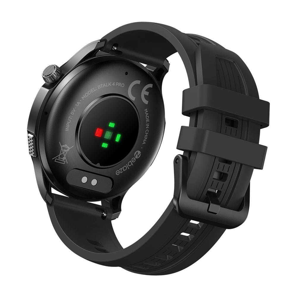 Zeblaze Btalk 4 Pro Okosóra, Fekete, 1.43" AMOLED 466×466, Bluetooth 5.3 Hívások, Pulzus, SpO2, Alvás, Sportmódok, Always-On Display, IP68, 260mAh Akkumulátor [5]