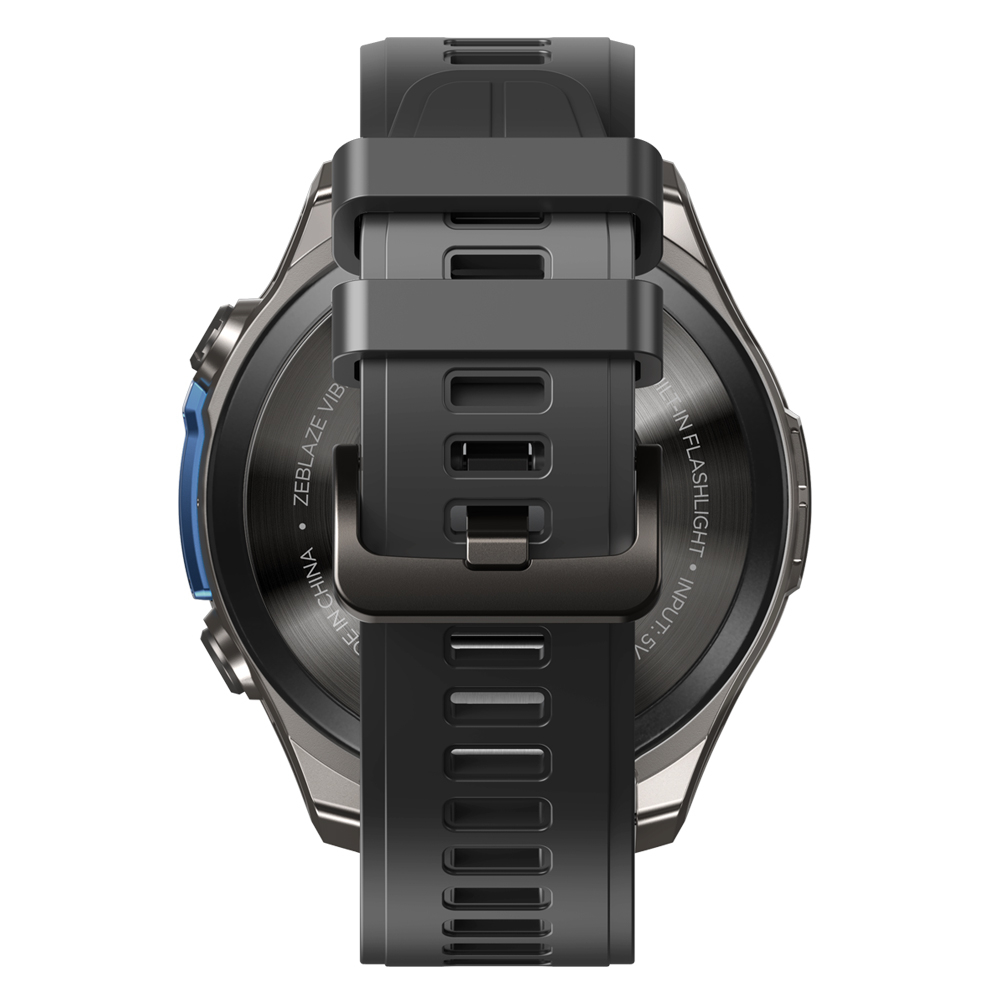 Smartwatch Zeblaze Vibe 8, Fekete, 1,43'' Ultra HD AMOLED, Zafír üveg, HR Fusion érzékelő, SpO2, Bluetooth hívás, Értesítések, 500mAh, FitCloudPro, BLE 5.3, 100+ sport mód [7]