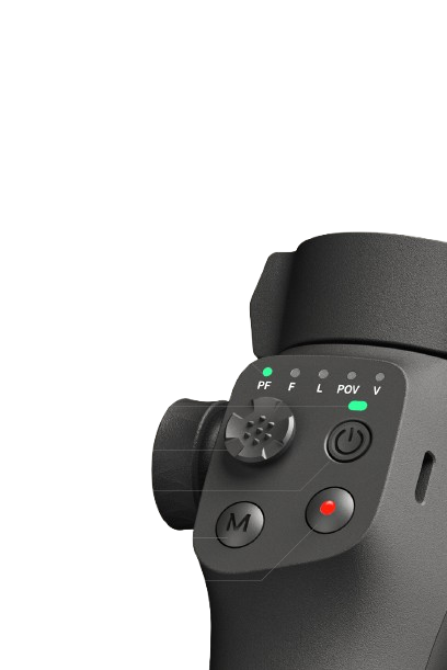 Stabilizator Telefon iSEN CM9 Standard Edition, Gimbal 3 Axe, Negru, Bluetooth, Baterie 1400mAh, Tripod, Telecomandă [3]