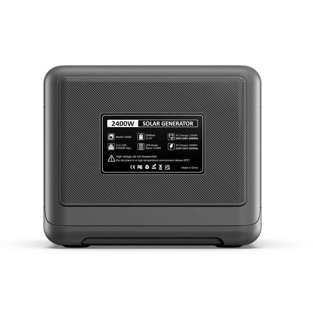 Hordozható töltőállomás Fossibot F2400 Zöld, 2400W, 2048Wh, 640000mAh, LCD képernyő, BMS védelem, 16 kimenet, LED zseblámpa, SOS [7]