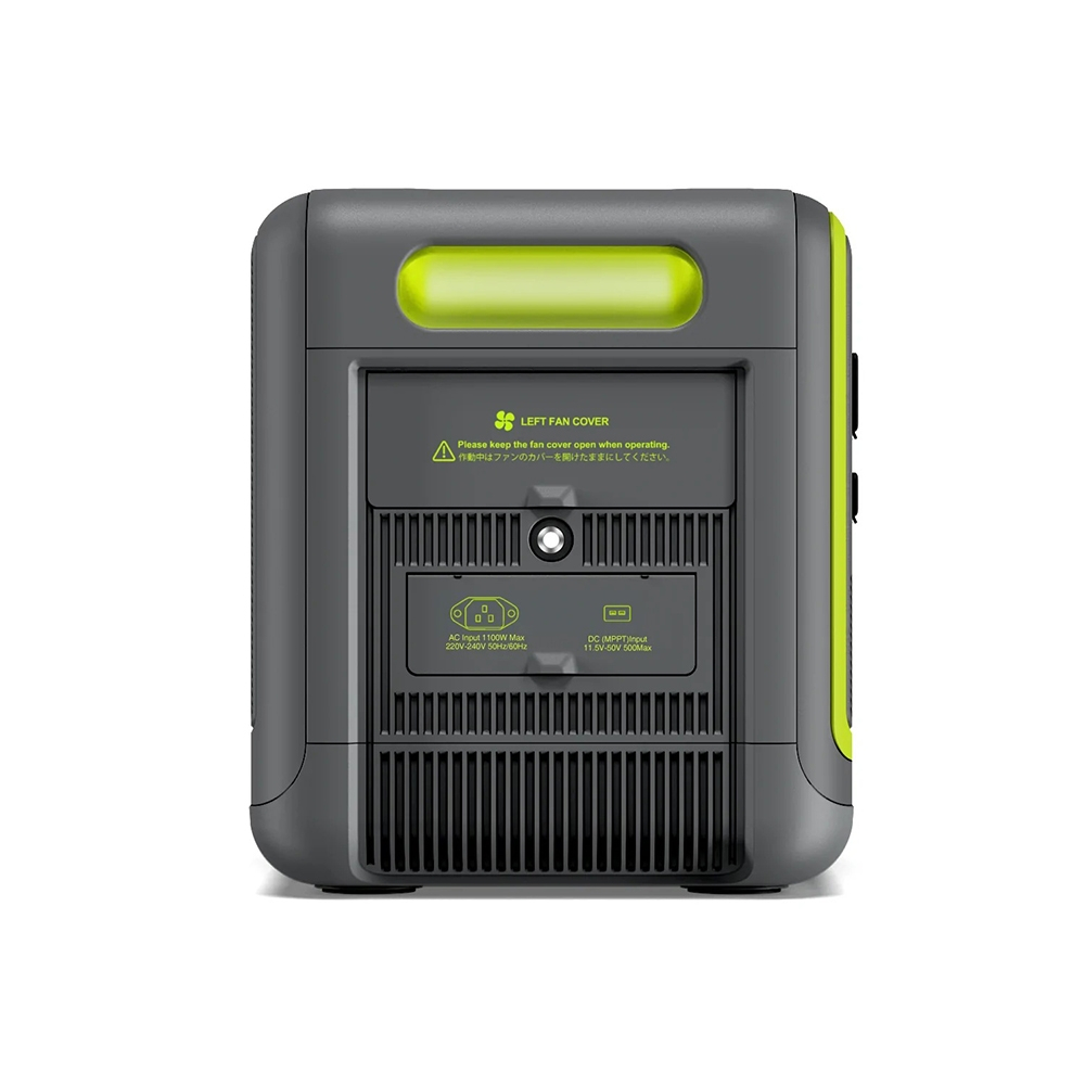 Hordozható töltőállomás Fossibot F2400 Zöld, 2400W, 2048Wh, 640000mAh, LCD képernyő, BMS védelem, 16 kimenet, LED zseblámpa, SOS [4]