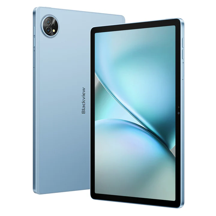 Blackview Zeno 10 táblagép, Kék, 5G, 11.0" FHD+ IPS, 24GB RAM (6GB + 18GB kiterjesztett), 256GB ROM, 16MP, DokeOS_P 4.2, Tiger T8200, Hangvezérlés, 4x doboz hangszóró, 8800mAh, 18W, Dual SIM [1]