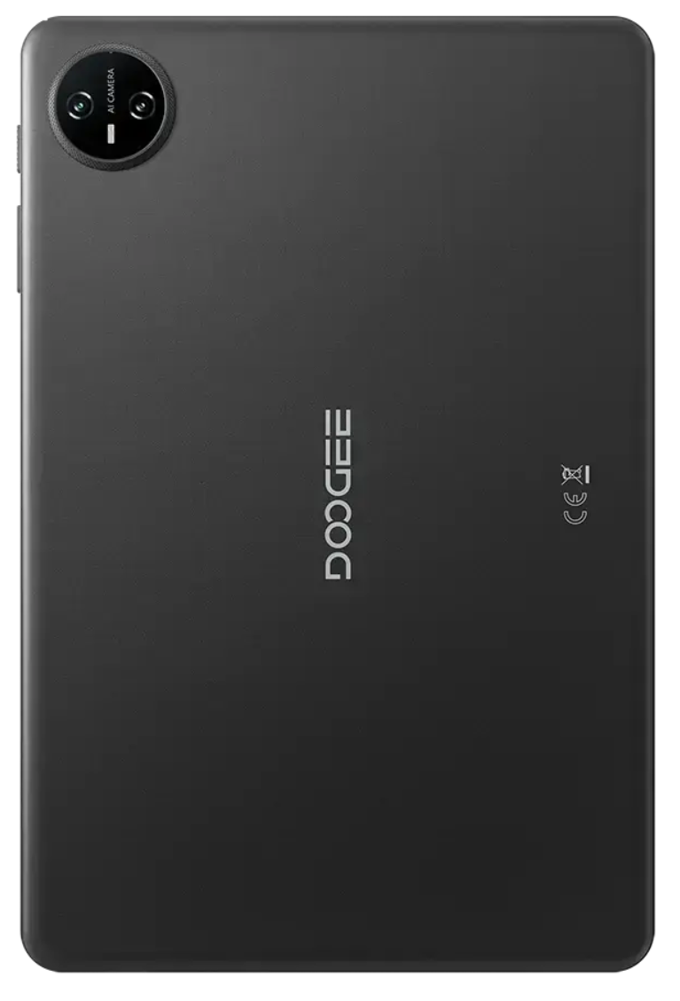 Tableta Doogee Tab A9, Gri, 10.1'' HD IPS 2.5D, 12GB RAM (3GB + 9GB extensibil), 64GB ROM, 8MP + 5MP, Android 15, Unisoc T310, Deblocare faciala, Wi-Fi 5, 6580mAh, 10W, Fara SIM [1]