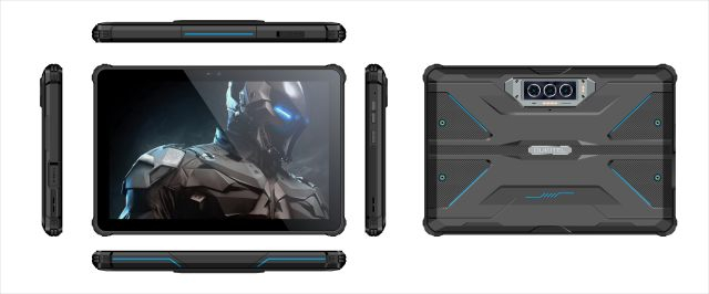 Tablet Oukitel RT7 Titan Fekete, 5G, IPS 10.1" FHD+ kijelző, 36GB RAM (12GB + 24GB bővíthető), 512GB, Android 15, Dimensity 720 Octa-Core processzor, 32000mAh akkumulátor, 33W Dual SIM [4]