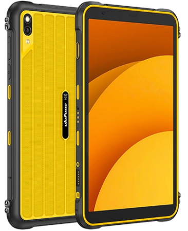 Tablet Ulefone RugKing Pad 2 Pro Sárga, 4G, 10,1″ HD+ 90Hz kijelző, 16GB RAM (8GB + 8GB bővíthető, 256GB ROM, Akár 2TB-ig bővíthető, 48MP+8MP kamera, Android 16, Unisoc T7250, 10200mAh, Dual SIM [1]