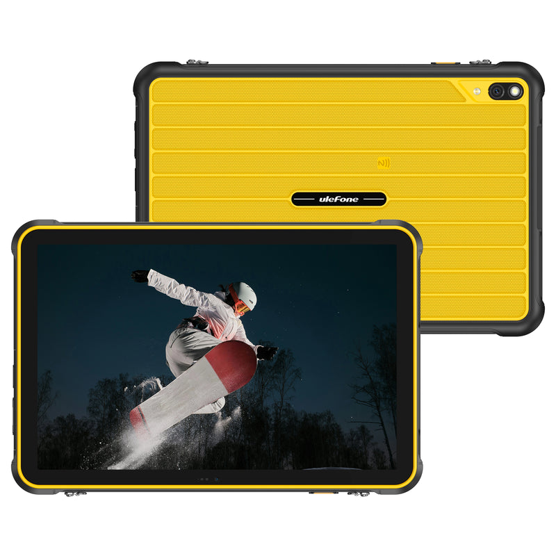 Tablet Ulefone RugKing Pad 2 Pro Sárga, 4G, 10,1″ HD+ 90Hz kijelző, 16GB RAM (8GB + 8GB bővíthető, 256GB ROM, Akár 2TB-ig bővíthető, 48MP+8MP kamera, Android 16, Unisoc T7250, 10200mAh, Dual SIM [2]