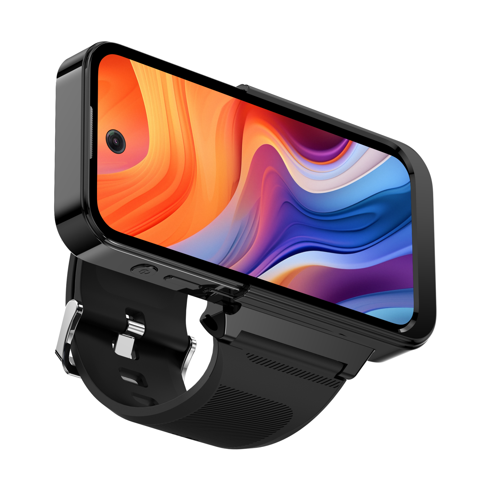 Telefon Ceas Inteligent iSEN PG999, Negru, 4G LTE, Ecran 3.97", 3GB RAM, 64GB, GPS, WiFi, Bluetooth, 1800mAh, Dual SIM [3]