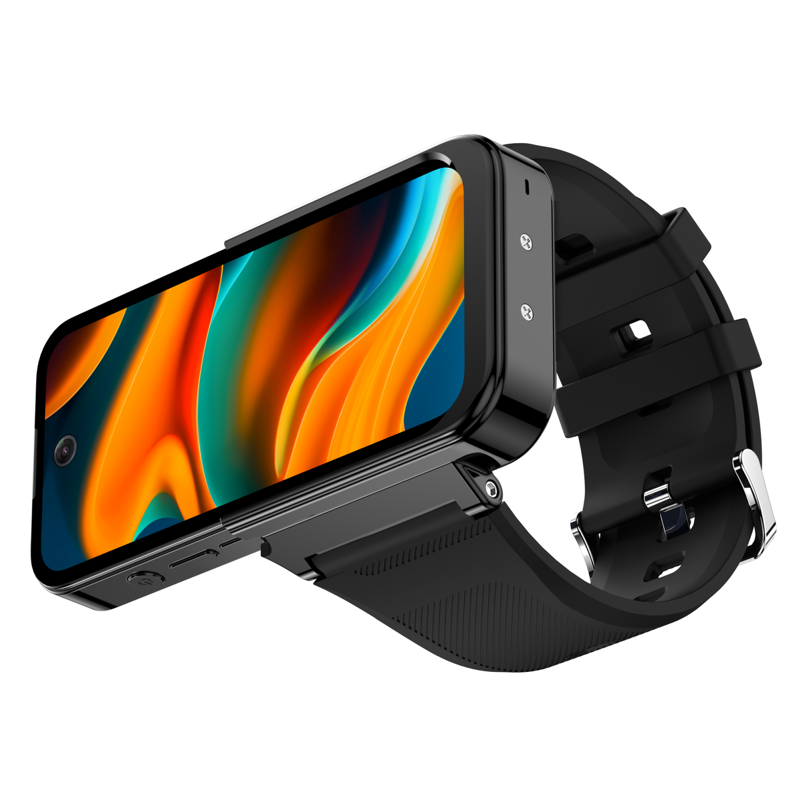 Telefon Ceas Inteligent iSEN PG999, Negru, 4G LTE, Ecran 3.97", 3GB RAM, 64GB, GPS, WiFi, Bluetooth, 1800mAh, Dual SIM [1]