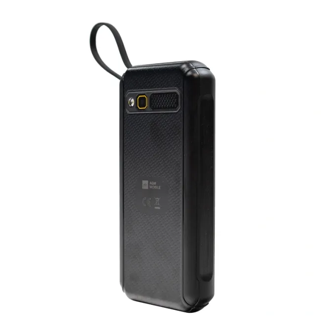 AGM M11 mobiltelefon, Fekete, 4G LTE, WiFi Hotspot, 2.8" kijelző, 48MB RAM + 128MB ROM (microSD bővíthető), Kivehető 4000mAh akkumulátor, Vezetékes fordított töltés, FM rádió, 3.5mm jack, Dual SIM [2]
