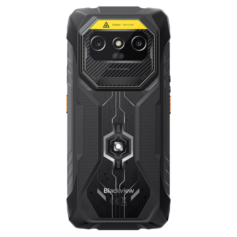 Blackview ROCK 1 Pro Mobiltelefon, Fekete, 4G LTE, Vonalkódolvasó, 6.56" HD+ 90Hz Kijelző, 32GB RAM (8GB + 24GB bővíthető), 256GB, 16MP + 20MP Night Vision Kamera, Android 16, NFC, Dual SIM [3]