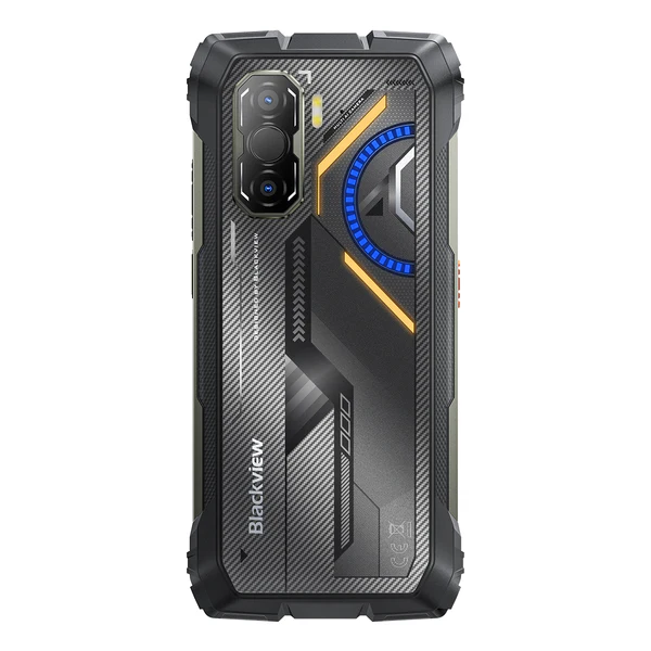 Blackview ROCK 3 Strapabíró Okostelefon, Fekete , 4G, Hőkamera, 6.78" FHD+ 120Hz Kijelző, 32GB RAM (8GB + 24GB bővíthető), 256GB, 108MP Kamera, 10000mAh Akkumulátor, Android 16, NFC, Dual SIM [4]