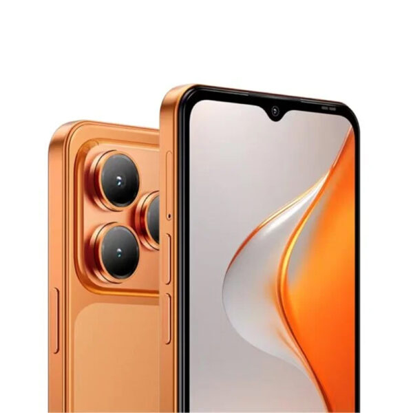 Blackview Wave 7C Mobiltelefon, Narancs, 4G LTE, 6.56" HD+ Kijelző, 16GB RAM (4GB + 12GB bővíthető), 128GB tárhely, 32MP kamera, 5000mAh, Android 16, Dual SIM [1]