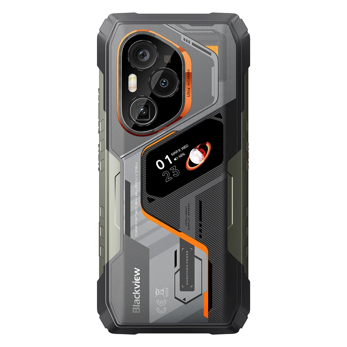 Blackview XPLORE 6 Mobiltelefon, Fekete, 5G, eSIM, NFC, 6.73" 3.2K AMOLED 120Hz, 72GB RAM (18GB + 54GB Bővített), 1TB, Dimensity 9400+, 12000mAh 120W, Telekonverter Objektívvel, Android 16 [5]