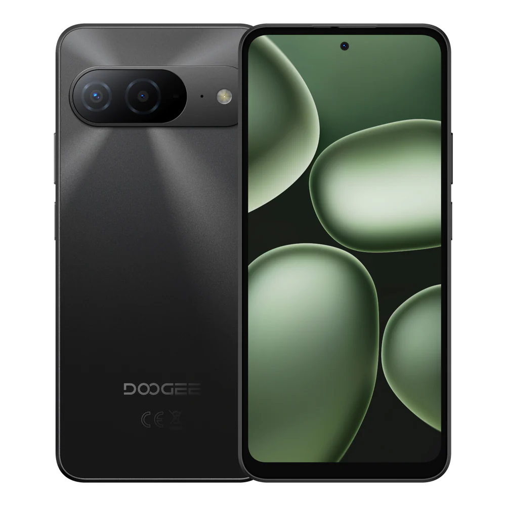 DOOGEE B10 VIP Mobiltelefon, Fekete, 4G LTE, 6.6" FHD+ Kijelző, 48GB RAM (6GB + 42GB Bővíthető), 256GB ROM, Helio G100 Processzor, 7600mAh Akkumulátor 33W, 64MP Kamera, Android 16, Dual SIM [1]