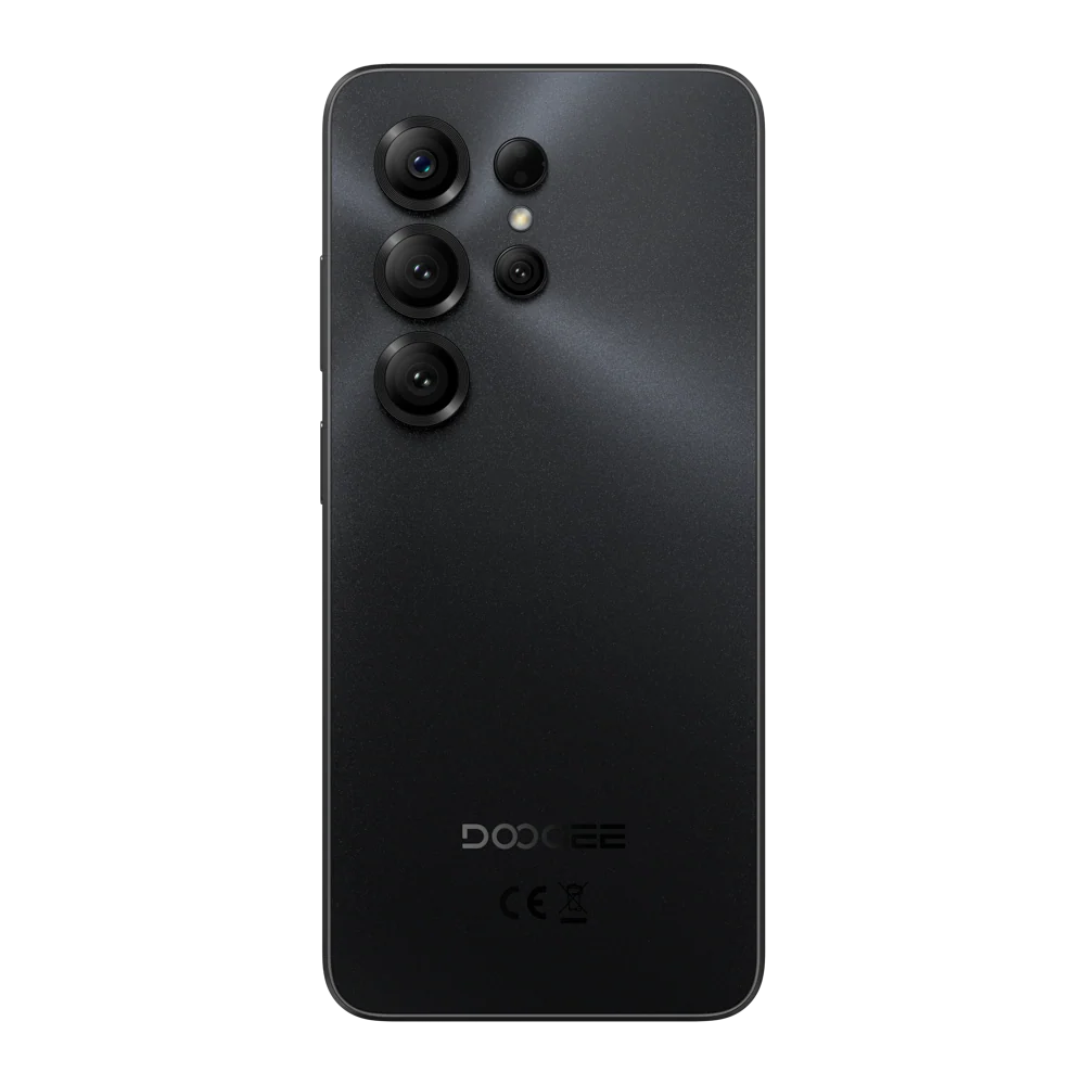 DOOGEE Note 56X Pro Edition Okostelefon, Fekete, 4G, 6.56" 90Hz, 32GB RAM (4GB + 28GB bővíthető), 128GB, 13MP + 8MP Kamera, Unisoc T7225, Android 16, NFC, 6150mAh, Dual SIM [2]
