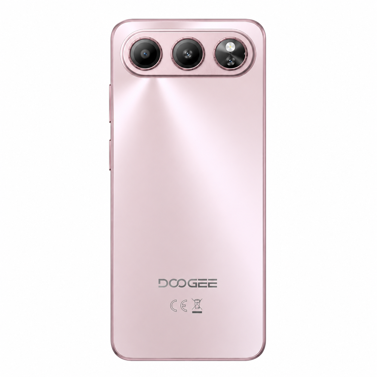 Telefon Mobil DOOGEE Note 60, Roz, 4G LTE, NFC, 6.56” HD+ 90Hz, 32GB RAM (3GB + 29GB extensibili), 128GB ROM, Unisoc T7225, 6150mAh, Cameră 13MP, Android 16, Dual SIM [1]