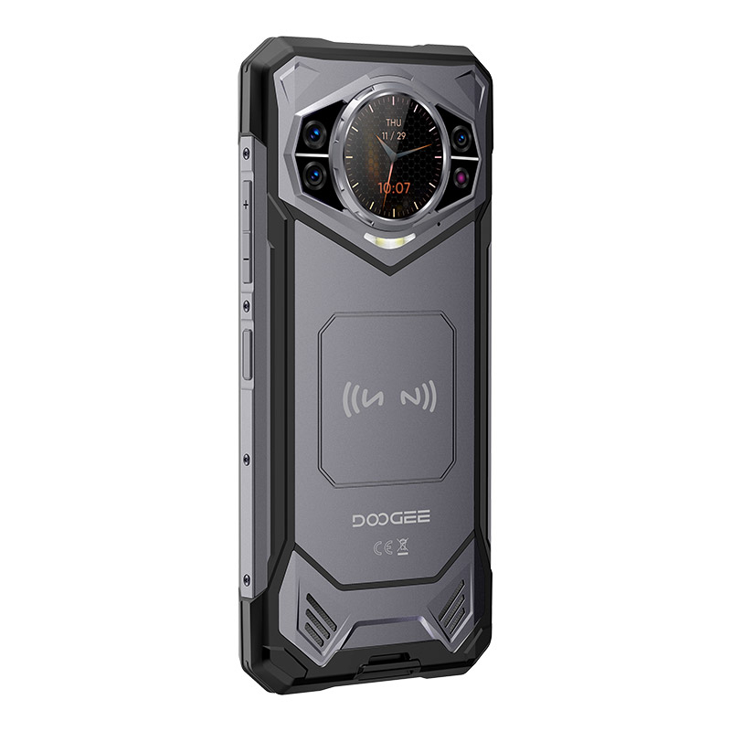 Telefon mobil Doogee S200X, Gri, 5G, Dual Display (6.72"+1.32") 2.4K AMOLED, Functii AI Foto, 48GB RAM (12GB + 36GB extensibili), 512GB ROM, 100MP, Android 16, Dimensity 7050, 10100mAh, Dual SIM [1]
