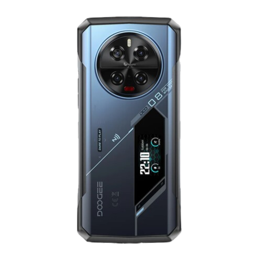 Mobiltelefon DOOGEE V40 Pro, Midnight Blue, 5G, 6.78'' Felújított, Android 14, 36GB RAM (16GB + 20GB bővíthető), 512GB ROM, 200MP + 32MP, 8680mAh, Dual SIM [1]