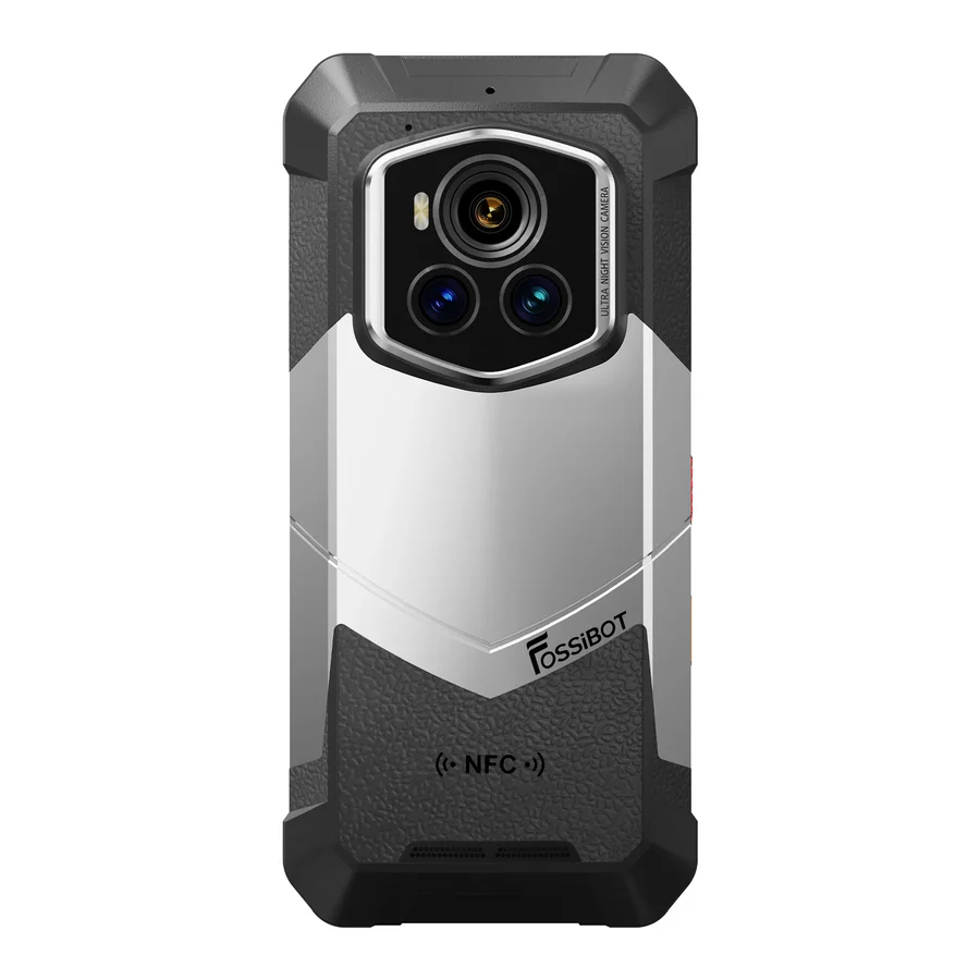 Mobiltelefon FOSSiBOT F107 Pro 5G, 6,95" FHD+ 120Hz, 34GB RAM (16GB + 18GB bővíthető) 512GB ROM, Android 15, MediaTek Dimensity 7300-Ultra, 200MP, 28000mAh akkumulátor, NFC, 66W töltés, Dual SIM [2]