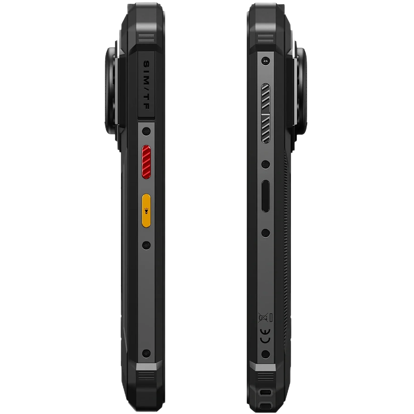 FOSSiBOT F110L 4G fekete okostelefon, 6,745" HD+ kijelző, 12GB RAM (8GB + 4GB bővíthető), 128GB ROM, Unisoc Tiger T615, 50MP + 8MP kamera, 10000mAh akkumulátor, 128dB hangszóró, 120LM zseblámpa, [7]