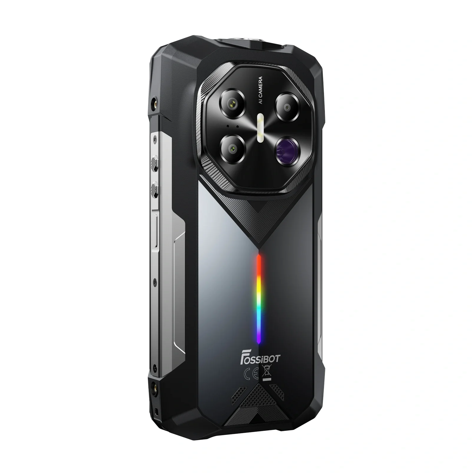 FOSSiBOT F113 Mobiltelefon, Szürke, 5G, 6.78" 120Hz FHD+, 36GB RAM (12GB+24GB Bővített), 256GB ROM, Android15, Dimensity7050, 50MP+64MP Éjjellátó, 20000mAh, 33W, NFC, Arcazonosító, Eszköztár, Két SIM [5]