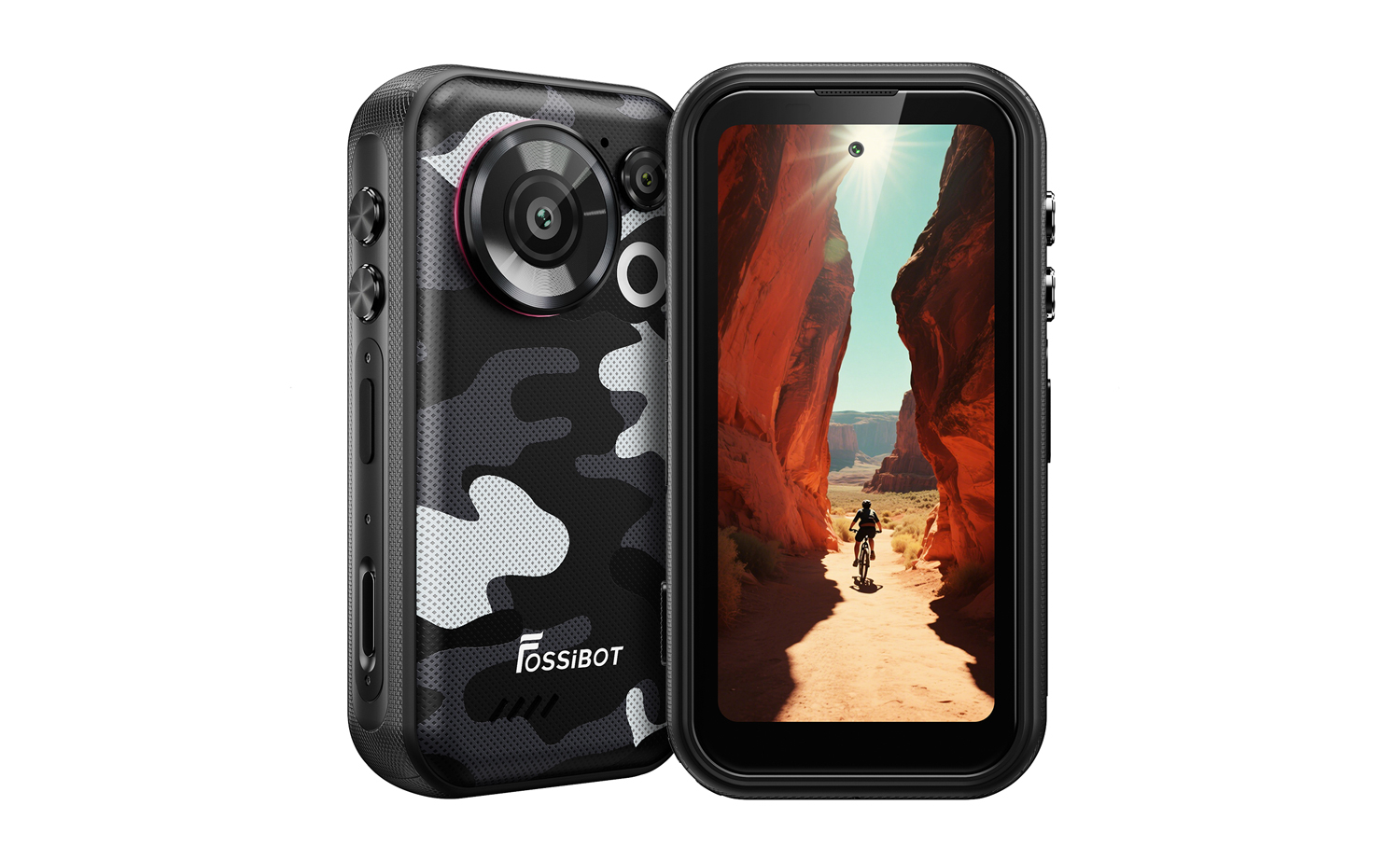 Mobiltelefon FOSSiBOT F116 Pro, fekete, 5G, 4.05" 120Hz, 36GB RAM (12GB+24GB bővíthető) 256GB ROM, MediaTek Dimensity 7300, 48MP ultraszéles látószögű kamera, 3700mAh, 33W töltés, Dual SIM [2]