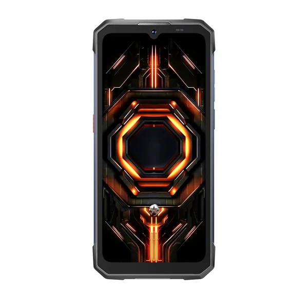 HOTWAV Cyber 17 Strapabíró Okostelefon, Kék, 4G, 6.74" 120Hz Kijelző, 16GB RAM (6GB + 10GB bővíthető), 128GB, 48MP Kamera, 6200mAh Akkumulátor, Camping Light, Android 16, NFC, Dual SIM [1]