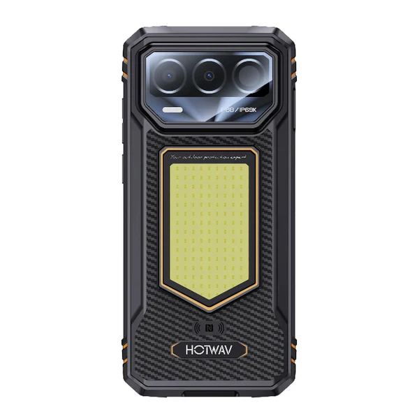 HOTWAV T8 Okostelefon, Narancssárga, 4G, 6.74" 120Hz, 12GB RAM (4GB + 8GB bővíthető), 64GB, Unisoc T7250, 6200mAh, 20W Gyors Töltés, 270LM Camping Light, Android 16, NFC, Dual SIM [2]