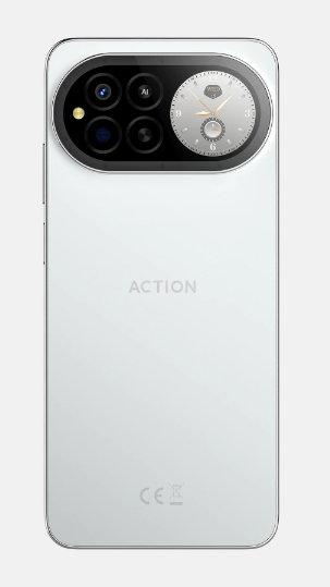 IIIF150 Action 15 mobiltelefon, Feher, 4G, 6.67" HD+ IPS, 24GB RAM (6GB + 18GB Bővített), 256GB ROM, 48MP, Android 15, MediaTek G81, 1.09" másodlagos képernyő, OTG, FM, 5100 mAh, 18W, DualSIM [2]