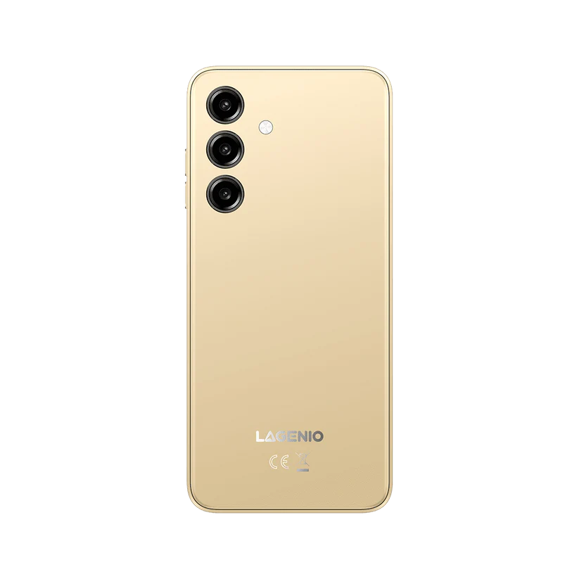 Lagenio A10 Pro Okostelefon, Arany, 4G LTE, 6.52" HD+ 90Hz Kijelző, 12GB RAM (4GB + 8GB bővíthető), 128GB, 13MP Kamera, Android, 5150mAh, Dual SIM [2]