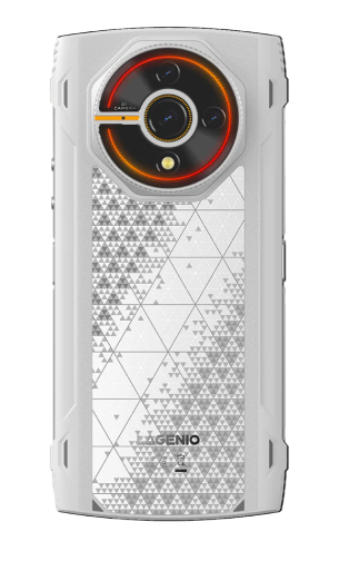 Mobiltelefon LAGENIO Panther 2, Feher, 4G, 6.7" HD+ 120Hz, 12GB RAM (4GB + 8GB Bővített), 128GB ROM, 16MP, Android 15, Unisoc T7250, RGB Fények, NFC, OTG, 5150mAh, 18W, Két SIM [1]