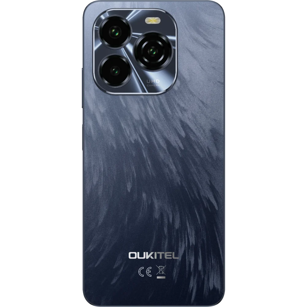 Mobiltelefon Oukitel C65 sotetkek szinben, 4G, 6,7″ HD+ 90Hz, 16GB RAM (4GB+12GB bovithetö), 128GB ROM, 50MP+8MP kamera, Android 15, Octa-Core, 5150mAh, Dual SIM [1]