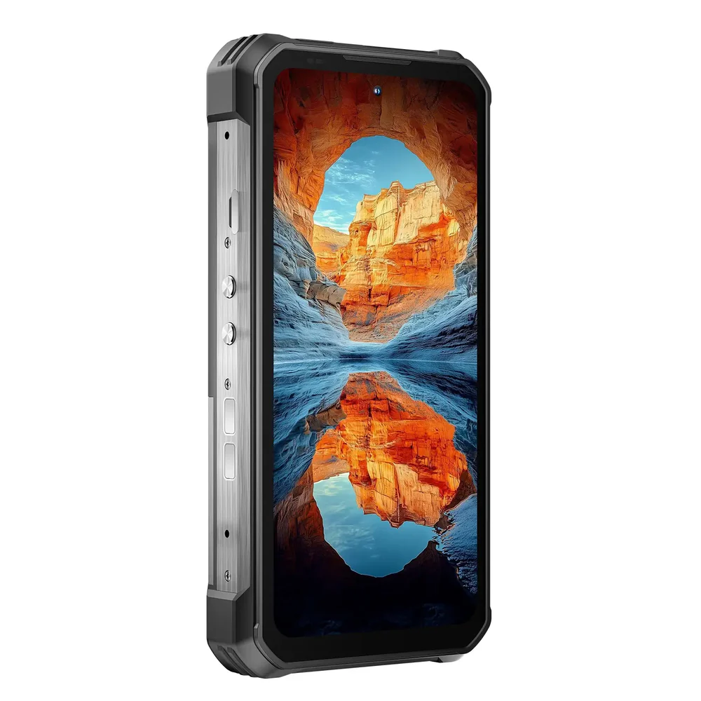 Mobiltelefon Oukitel WP100, fekete, 5G, 6,8" IPS LCD, lézeres távolságmérő, 36 GB RAM (12 GB+24 GB bővíthető), 512 GB ROM, 200 MP, éjjellátó, Dimensity 7300, Android 14, 33000mAh, 66W, Dual SIM [2]