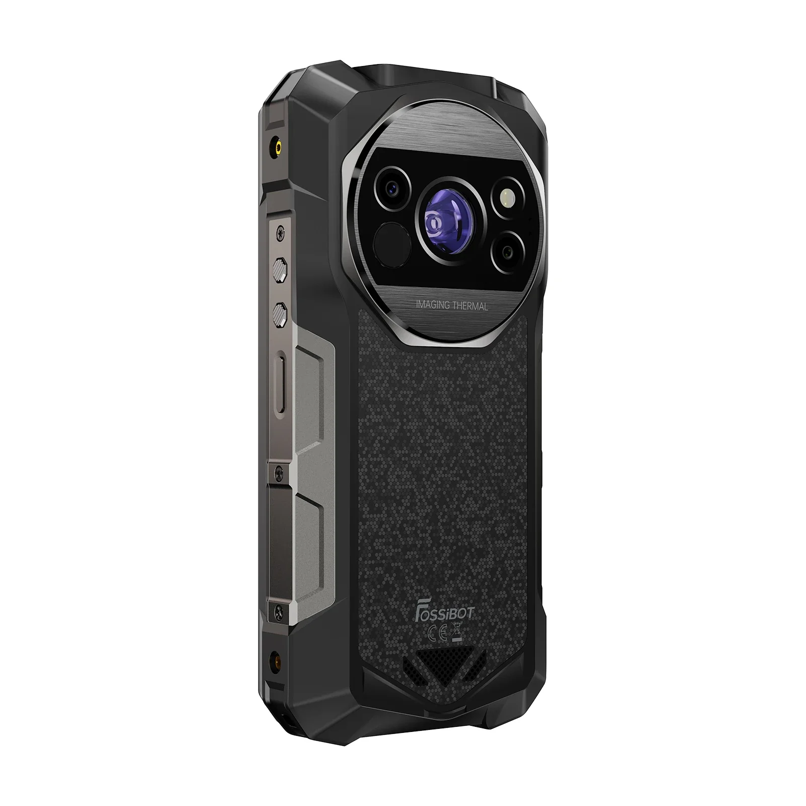 FOSSiBOT F115 Ultra Okostelefon, Fekete, 5G, 64MP Night Vision + 1200m Lézeres Távolságmérő, 6.78" 120Hz, 36GB RAM (12GB + 24GB bővíthető), 256GB, Android 16, NFC, 20000mAh Akkumulátor [5]